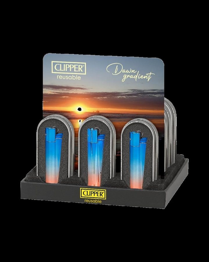 Дисплей коллекции Metal Dawn Gradient на 12 зажигалок