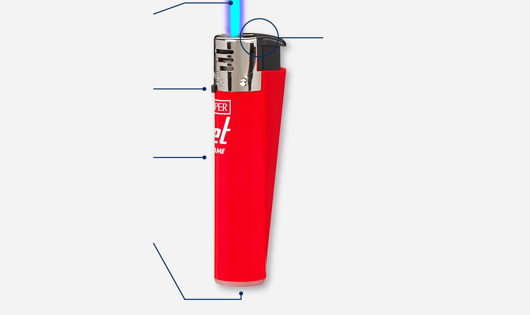 Устройство зажигалки CLIPPER CKJ11 Electronic Jet Flame