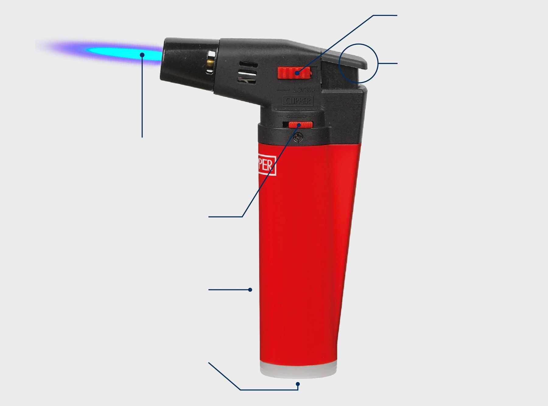 Устройство зажигалки CLIPPER Medium Torch