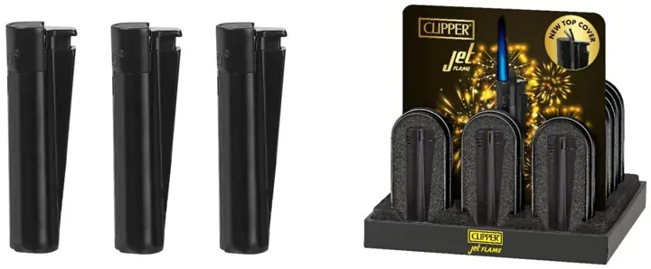 CLIPPER Metal Jet Flame «Matt Black»