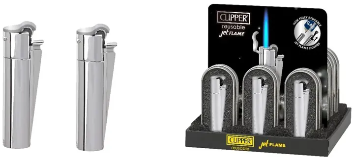 CLIPPER Metal Jet Flame «Silver»