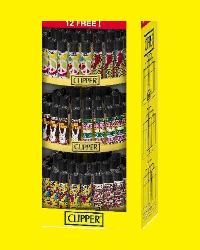 Напольная стойка CLIPPER на 144 зажигалки