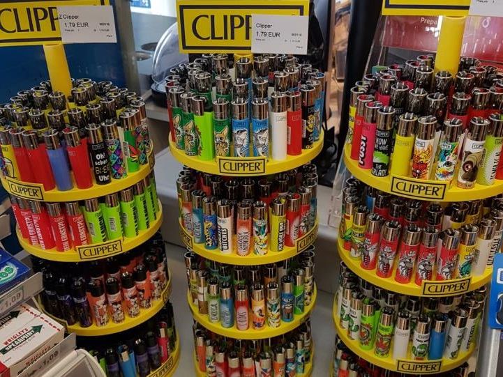 Выкладка CLIPPER в магазине в Германии